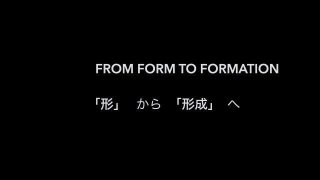 Lecture at JWU: From Form to Formation