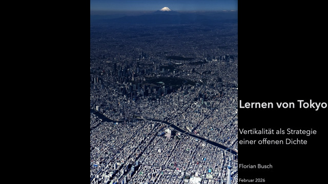 Lecture at OAG: Lernen von Tokyo
