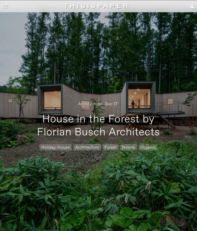 House in the Forest | thisispaper