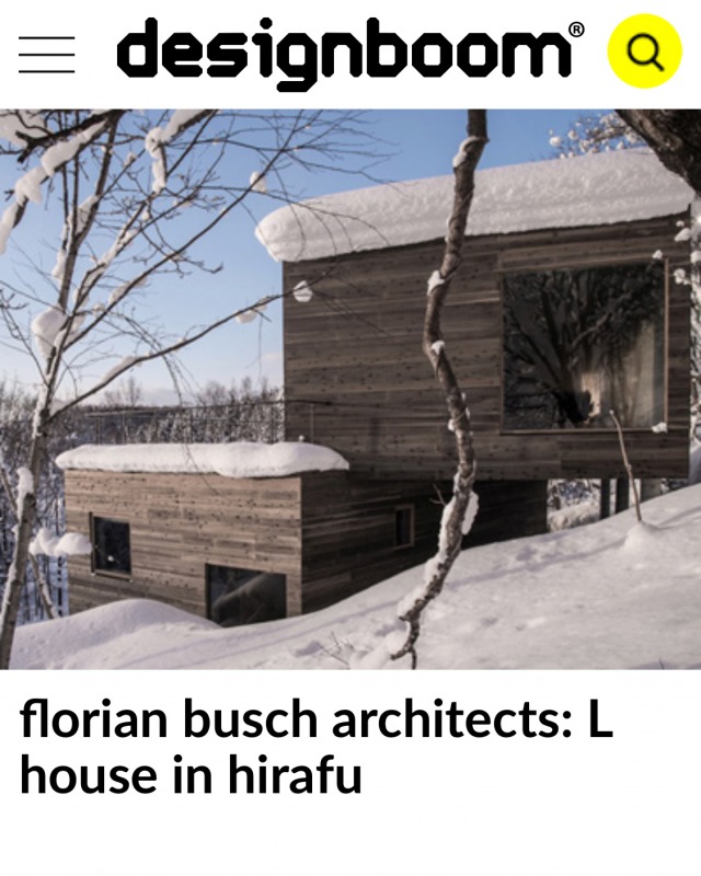 L House in Hirafu | designboom.com