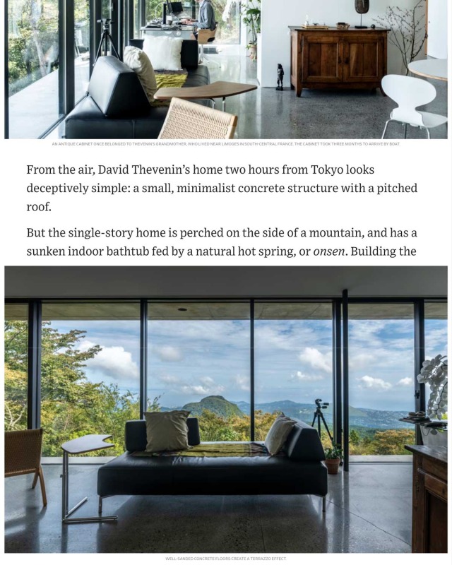 Villa T in WSJ